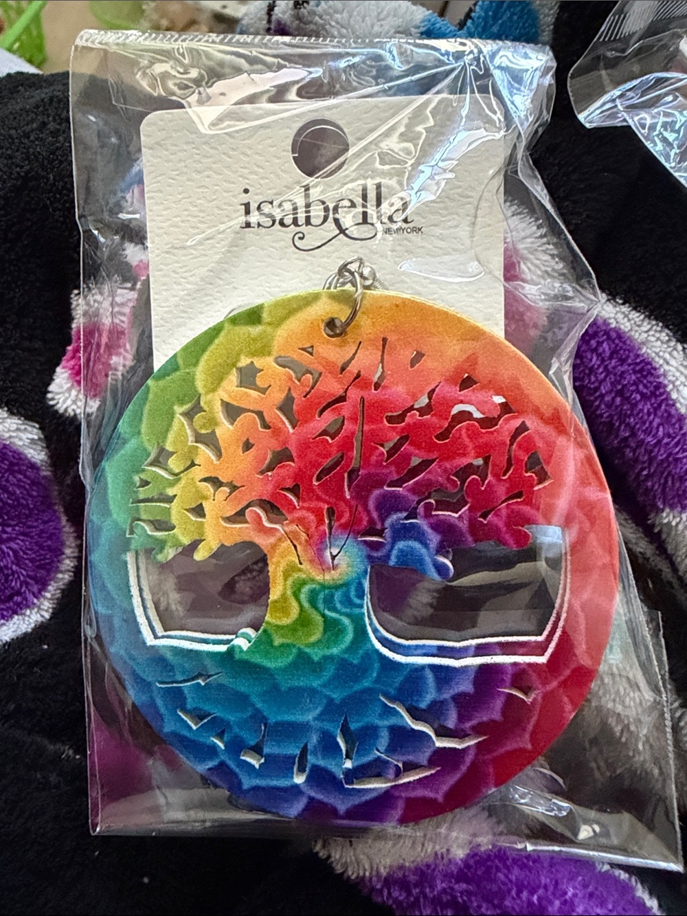 Rainbow Tree of Life Earrings
